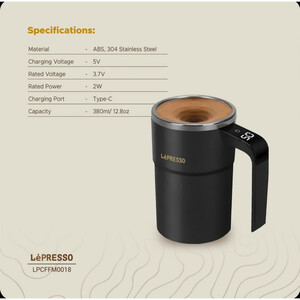 تراول ماگ لپرسو مدل LPCFFM0018 گنجایش 0.38 لیتر