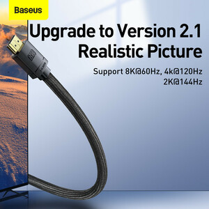 کابل HDMI باسئوس مدل CAKGQ-L01 طول 3 متر