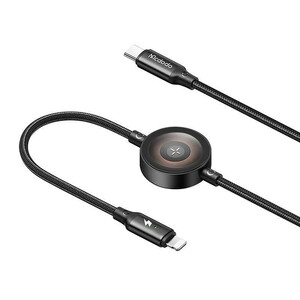 کابل تبدیل USB-C به میکرو اپل واچ /لایتنینگ مک دودو مدل ca-5680 طول 1.5 متر