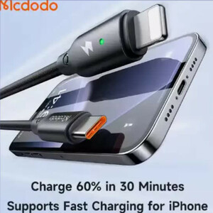 کابل تبدیل USB-C به میکرو اپل واچ /لایتنینگ مک دودو مدل ca-5680 طول 1.5 متر
