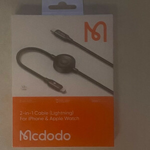 کابل تبدیل USB-C به میکرو اپل واچ /لایتنینگ مک دودو مدل ca-5680 طول 1.5 متر