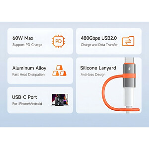 مبدل لایتنینگ به USB-C مک دودو مدل OT-553