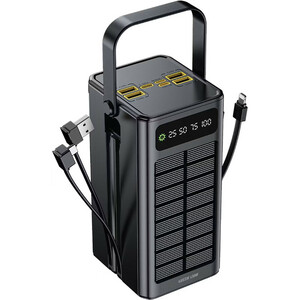پاوربانک گرین لاین مدل GL-PX50 ظرفیت 60000 میلی‌آمپر ساعت به همراه پنل خورشیدی