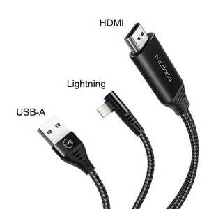 کابل تبدیل لایتنینگ به HDMI مک دودو مدل CA-6400 طول 2 متر