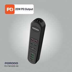 چندراهی برق پرودو مدل USB HUB