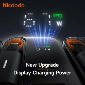 شارژر دیواری 67 وات مک دودو مدل CH-4100 به همراه کابل متصل به بدنه USB-C