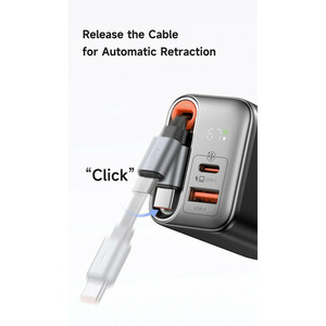 شارژر دیواری 67 وات مک دودو مدل CH-4100 به همراه کابل متصل به بدنه USB-C