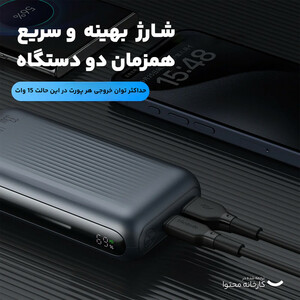 پاوربانک مک دودو مدل MC-453 ظرفیت 10000 میلی آمپر ساعت