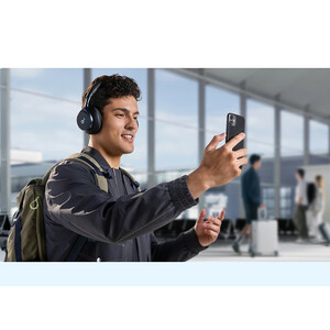هدفون بی‌سیم انکر مدل Space One با نویز کنسلینگ فعال (ANC)، درگاه شارژ USB Type-C، مقاوم در برابر رطوبت و عرق