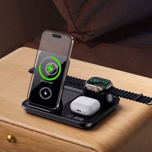 شارژر رومیزی گرین لاین مدل 3iN1 Wireless Charging Station