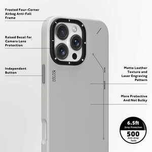 کاور یانگ کیت مدل Simple Matte Lether مناسب برای گوشی موبایل اپل iphone 16promax