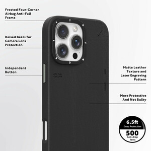 کاور یانگ کیت مدل Simple Matte Lether مناسب برای گوشی موبایل اپل iphone 16promax