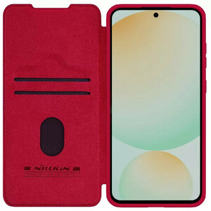 کیف کلاسوری نیلکین مدل Qin Pro Leather مناسب برای گوشی موبایل سامسونگ Galaxy S24 FE