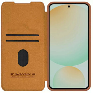 کیف کلاسوری نیلکین مدل Qin Pro Leather مناسب برای گوشی موبایل سامسونگ Galaxy S24 FE