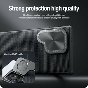 کاور نیلکین مدل  Textured Prop مناسب برای گوشی موبایل سامسونگ Galaxy S24 Ultra