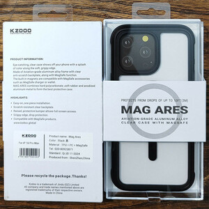 کاور کی -زد دوو مدل Mag Ares مناسب برای گوشی موبایل اپل iPhone 16 Pro Max