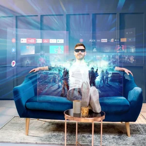عینک هوشمند پاورولوژی Powerology 2/3D Ultra AR Movie Glass 1080P 120