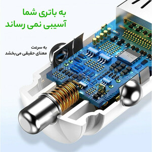 شارژر فندکی باسئوس مدل Quick Car Charger PPS 30W