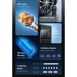 کمپرسور باد شارژی بیسوس مدل SuperMini Pro