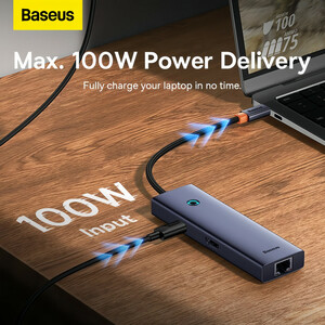 هاب 6 پورت USB-C بیسوس مدل BS-OH151