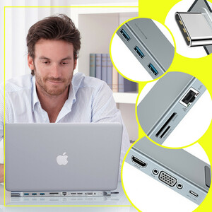 هاب11 پورت USB-C باسئوس مدل CATSX-G0G