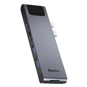 هاب 7 پورت USB-C باسئوس مدل CAHUB-L0G