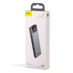 هاب 7 پورت USB-C باسئوس مدل CAHUB-L0G