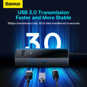 هاب 8 پورت USB-C باسئوس مدل BS-OH082 Focus Series