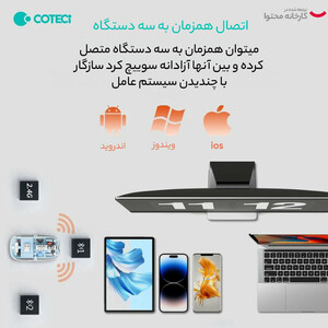 ماوس بی سیم کوتتسی مدل Magic CrystaI 84015