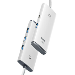 هاب 4 پورت USB -C باسئوس مدل Lite Series - WKQX03040 1m