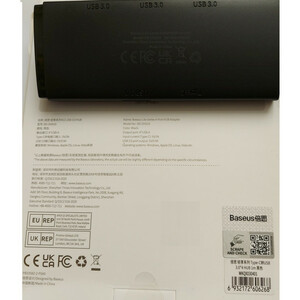 هاب 4 پورت USB -C باسئوس مدل Lite Series - WKQX03040 1m