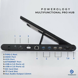پایه نگهدارنده لپ تاپ پاورولوجی مدل PWPROHUB