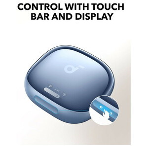 هدفون بلوتوثی انکر مدل Liberty 4 Pro دارای نویز کنسلینگ فعال (ANC)، درگاه شارژ USB Type-C، با قابلیت اتصال به چند دستگاه، پشتیبانی از فرمان لمسی، نمایشگر روی صفحه محفظه شارژ، نشانگر LED، مقاومت در برابر رطوبت و عرق