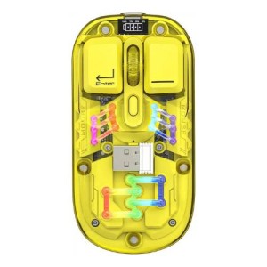 ماوس بی‌سیم دو حالته کوتسی مدل OF-026 با طراحی شفاف