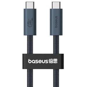 کابل دو سر تایپ سی 240 واتی 1 متری بیسوس Baseus Flash Series 2 USB 4 Data Cable P10311803111