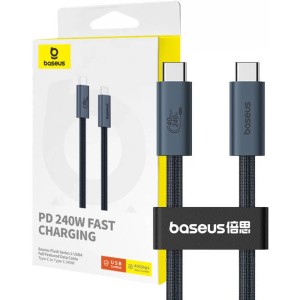 کابل دو سر تایپ سی 240 واتی 1 متری بیسوس Baseus Flash Series 2 USB 4 Data Cable P10311803111
