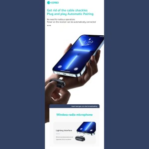 میکروفون بی سیم لایتنینگ کوتسی مدل 74010