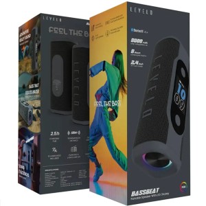 اسپیکر بلوتوثی لولو Levelo Bassbeat Portable Speaker LVLBASSBSPKRBK