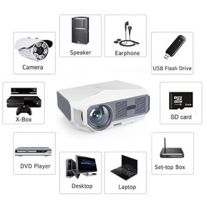 ویدئو پروژکتور هوشمند آرتاکو مدل RTAKO A4300 Pro کیفیت UHD با شدت نور ۶۰۰۰ لومن