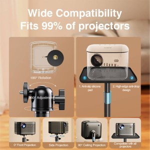 پایه پروژکتور آرتاکو RTAKO مدل TY-L01 PRO ایستاده