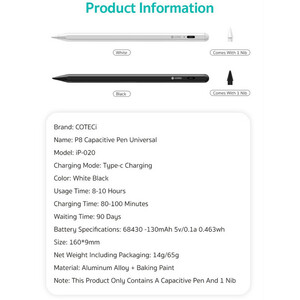 قلم لمسی کوتسی مدل P8 iP-020