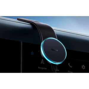 پایه نگهدارنده و شارژر بی سیم گوشی موبایل بیسوس مدل C02 Pro