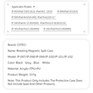 کیف کلاسوری کوتتسی مدل IP-101 مناسب برای تبلت اپل 11 اینچ Ipad Pro  11 2024