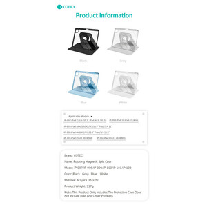 کیف کلاسوری کوتتسی مدل IP-098 مناسب برای تبلت 11 اینچ Ipad 10 / Ipad 11