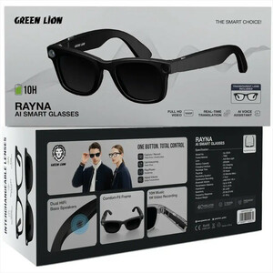 عینک هوشمند گرین لاین مدل RAYNA GL-SG24 GNRYNSGLSBK