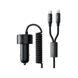 شارژر فندکی120 وات  مک دودو مدل cc-0370 به همراه کابل USB-C/لایتنینگ