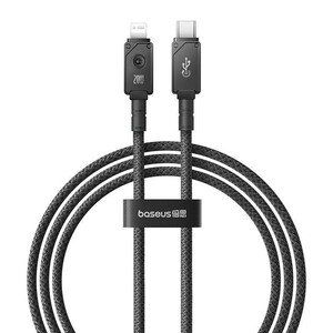 کابل تبدیل USB-C به لایتنینگ بیسوس مدل Aramid Fiber Braiding 20W طول 1 متر