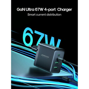 شارژر دیواری 67 وات جوی روم مدل TCG02 EU به همراه کابل USB-C