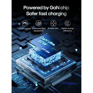 شارژر دیواری 67 وات جوی روم مدل TCG02 EU به همراه کابل USB-C