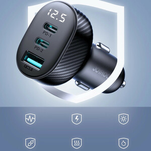 شارژر فندکی 30 وات جوی روم مدل JR-CCD04
